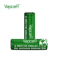 2x Vapcell 21700 4200mah 30A